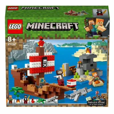Buy LEGO Minecraft: The Pirate Ship Adventure (21152) • 53£