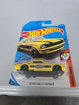 Buy Hot Wheels '65 Ford Mustang 2+2 Fastback Muscle Mania Long Card  • 4£