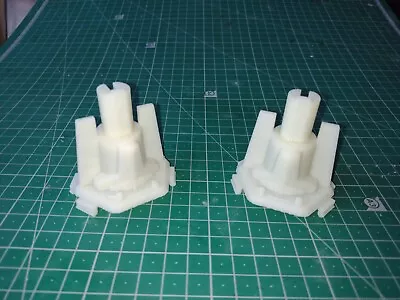 Buy Star Wars Tie Fighter Wing Connectors Pair Smooth 3D Printed Off White Kenner • 15£