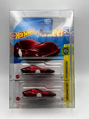 Buy Hot Wheels Clip Coupe Red - Long And Short Card Combo With Protector! • 8£