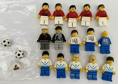 Buy 15x Vintage Lego Football Players & 3 Footballs (1 Rare Adidas Ball) • 39.99£