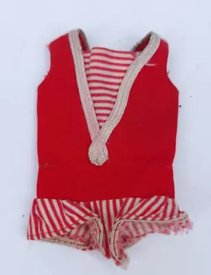 Buy Vintage 1960s (V1) Original Red White Bathing Suit Mattel Barbie Sister Skipper • 19.73£