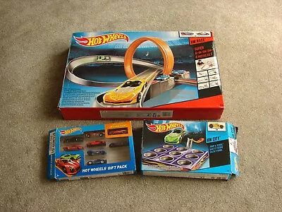 Buy Hotwheels Race Super 6 In 1 & Hotwheels City Jump & Score & Hotwheels Gift Pack • 45£