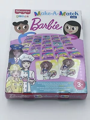 Buy Make-A-Match Card Game Barbie Fisher-Price • 13.05£