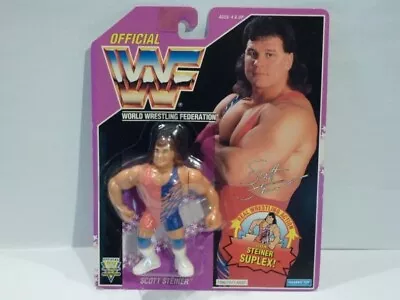 Buy Scott Steiner WWF - Hasbro 1993 - Series 9 - MOC - Wrestling Figure • 124.99£