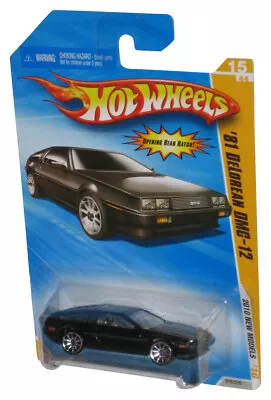 Buy Hot Wheels 2010 New Models Black '81 Delorean DMC-12 Toy Car 015/240 • 18.44£