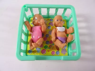Buy 2 New Born Babies Twins For Barbie Or Similar Fashion Doll With Barn (14676) • 9.05£