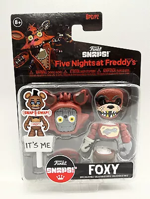Buy Five Nights At Freddys Snaps Foxy Collectable Figure Freddy FNAF NEW UK • 17.99£