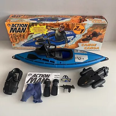 Buy Action Man Canoe Boxed With Instructions - Vintage 1996 Rare Collectable Scuba • 27.50£