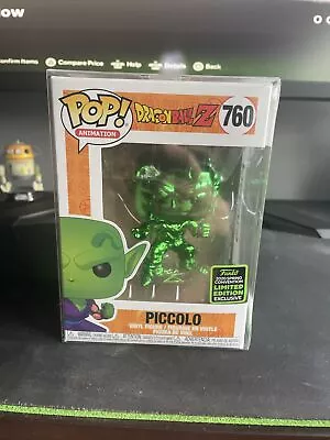 Buy Funko Pop! Dragon Ball Z - Piccolo (Chrome Green) 2020 Limited Edition • 10£