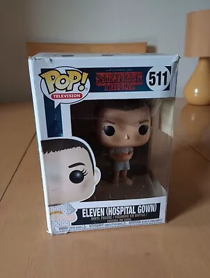 Buy Funko Pop Vinyl Stranger Things Eleven Hospital Gown Vinyl Figure (14424) • 5.84£