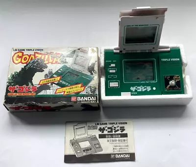 Buy Vintage 1984 EXTREMELY RARE BANDAI GODZILLA LCD Game (Near Mint Condition) • 295£
