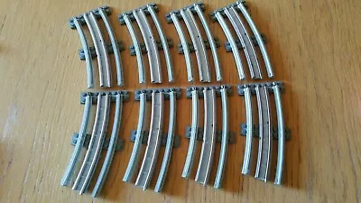 Buy TOP: LEGO 12V Rails 8x Curve 7755 7851, Curved Rails Tracks Train Railroad • 16.14£