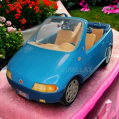 Buy Barbie 27952 Cabriolet Blue Vintage Car / Mattel 2000 • 50.57£