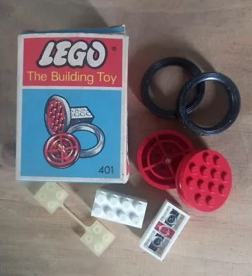Buy Vintage Lego The Building Toy 401 Wheels Pack 1960s Rare Lego System Set • 12£