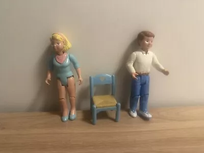Buy Vtg Fisher Price Loving Family Dollhouse Dad Figure And Mom Figure  • 9£