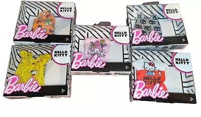Buy Mattel Barbie Hello Kitty Fashion Puppen Shirt Oberteile Kleidung 5 Verschiedene • 4.85£