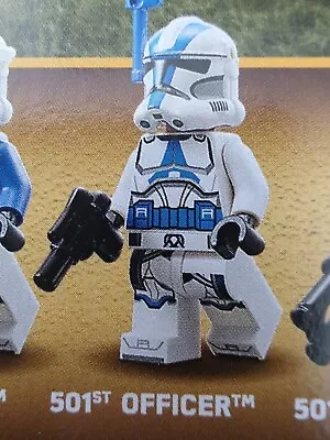 Buy Lego Minifigure 501st Officer Clone Trooper 75345 • 4.50£