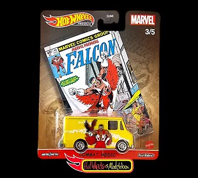 Buy Hot Wheels Premium Pop Culture Combat Medic The Falcon Marvel 2021 • 3£