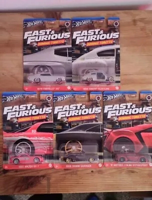 Buy 2024 Hot Wheels Fast And Furious Dominic Toretto Full Set • 39.99£
