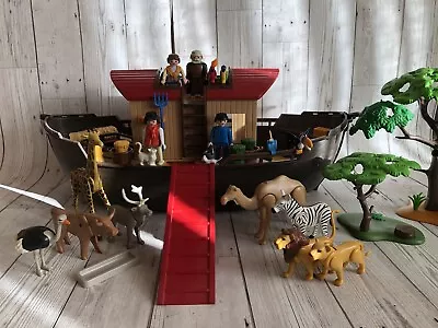 Buy Playmobil Noah’s Ark Set (Incomplete W Extras) 5 Figures/14 Animals/2 Trees/Accs • 24.99£