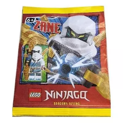 Buy LEGO Ninjago Zane Dragons Rising Ninja Minifigure Paper Foil Pack Set 892401 • 7.45£