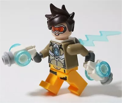 Buy LEGO Overwatch Tracer Minifigure Lena Oxton 75970 Blizzard Gaming Figure NEW • 7.99£