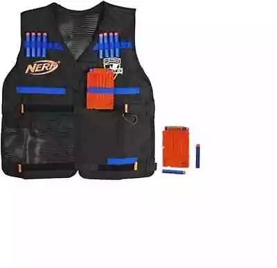 Buy NERF N-Strike Tactical Vest Accessory Upgrade, Adjustable, Black,Combine Postage • 10.99£