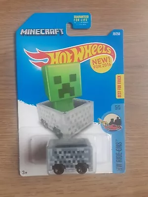 Buy Hotwheels Minecraft Minecart All New And Sealed Long Card • 4.50£