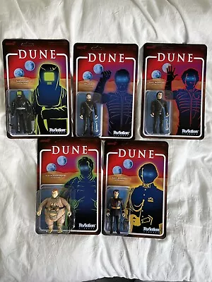 Buy Dune Super7 ReAction Figures Complete Retro Action Figures Set Of 5 - NEW Mint • 39.99£