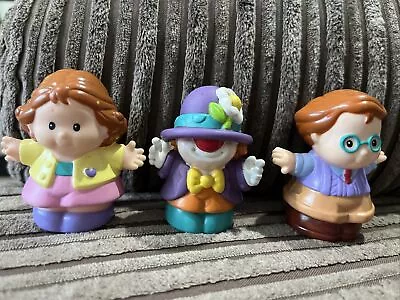 Buy Vintage 1997 Fisher Price Little Bundle Lady, Clown, Gentleman • 10£