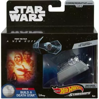 Buy Hot Wheels Star Wars Commemorative Series Darth Vader TIE Fighter Starship • 17.99£