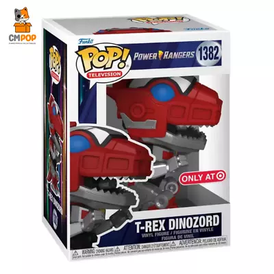 Buy T-Rex Dinozord - #1382 - Funko Pop! - Power Rangers - Target Exclusive • 28.99£