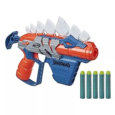 Buy Nerf DinoSquad Stegosmash Dart Blaster, 4-Dart Storage, 5 Official Nerf Darts, • 16.32£