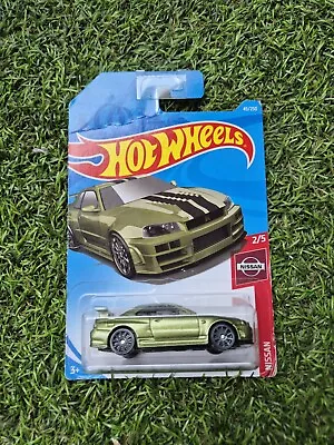 Buy NISSAN SKYLINE BN R34 GTR GREEN LONG CARD Hot Wheels 1:64 Jdm  • 14.99£