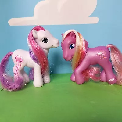 Buy My Little Pony 2 G3 Ponies Sweet Sparkle & Twinkle Twirl Brushable Mlp Hasbro • 10£