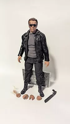 Buy Hot Toys Terminator Genisys MMS307 T800 Guardian 1/6 Scale Figure Old Arnie T2 • 169.99£