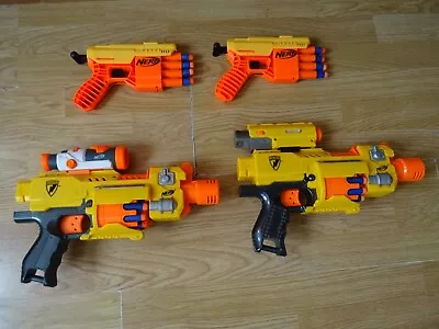 Buy 4 X NERF BARRICADE RV-10 & ALPHA STRIKE Missile Firing Toy Guns 13 Ins Long Max • 4.99£