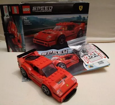 Buy LEGO SPEED CHAMPIONS: Ferrari F40 Competizione (75890) Pre-Owned Boxed Good Cond • 14.99£