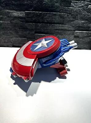 Buy Marvel Captain America Civil War Dart Firing Nerf Blaster Reveal Shield • 5.99£
