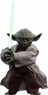 Buy Hot Toys Star Wars Yoda 1/6 Figure Attack Of The Clones MMS495 - Pls Note • 260£