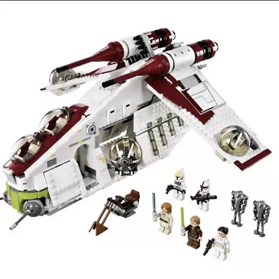 Buy NEW Star Wars: Republic Gunship (75021) Complete Set Not Official Lego  • 59.99£