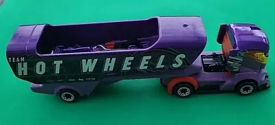 Buy Hot Wheels Super Rigs Big Rig Heat Die-Cast Hauler & Car Mattel • 8£