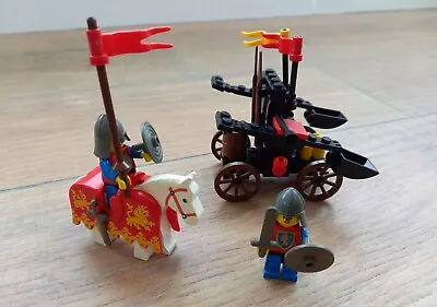 Buy Lego 6039 Twin Arm Launcher, 2 Mini Figures, Horse, Castle Crusader Lion • 22£