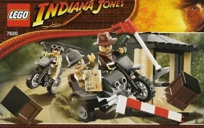 Buy LEGO Indiana Jones: Motorcycle Chase (7620). Complete Set-No Box Or Instructions • 26£