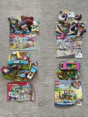 Buy LEGO Friends & Juniors Bundle X4, Complete With Instructions Ages 4-7 • 14.99£
