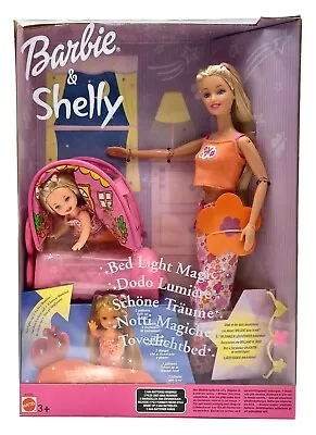 Buy 2003 Bed Light Magic Barbie Doll & Kelly / Beautiful Dreams / Mattel B2248, NrfB • 121.30£