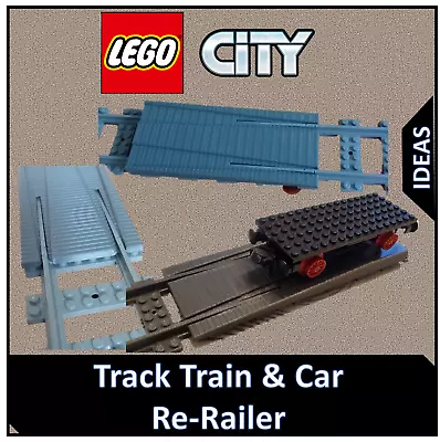 Buy ✅🛤️🚆🛤️✅  Lego Ideas City Track Train Re-railer Rerailer (l Guage) ✅🛤️🚆🛤️✅ • 10.95£