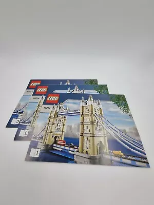 Buy Lego Tower Bridge 10214 Sculptures INSTRUCTIONS ONLY  New (S3) • 13.99£