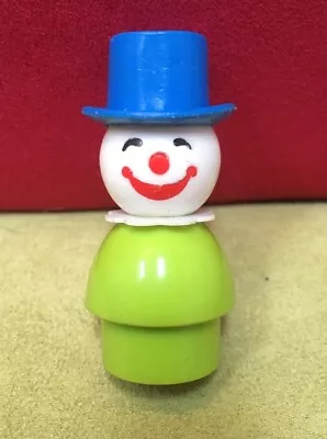 Buy Rare Vintage Fisher Price Little People Green Circus Clown  1970’s • 8.50£
